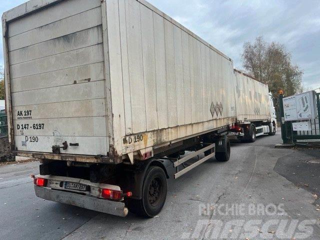 Krone Lafette AZW mit Tüv bis11/23 sofort verfüg Containerframe trailers