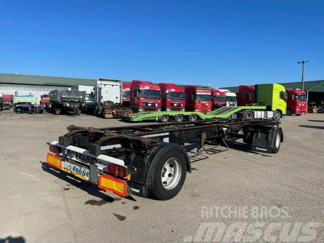 Krone trailer for containers vin 148 Skeletal trailers