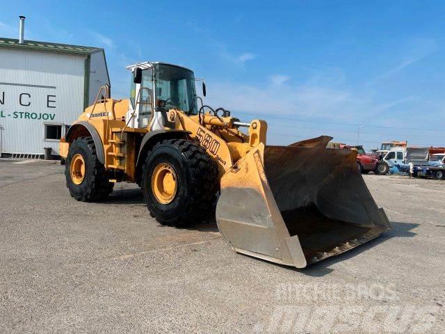 Liebherr 580 frontloader 4x4 vin 221 Front loaders and diggers