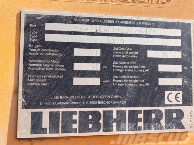 Liebherr L586 **BJ. 2010 * 19000/WAAGE** Wheel loaders