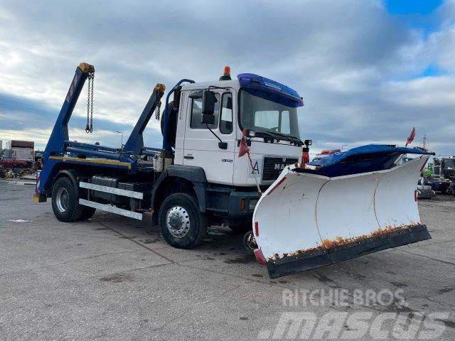 MAN 19.293 4X4 snowplow, for containers vin 491 Sweeper trucks