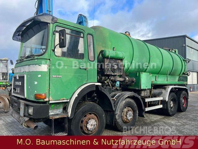 MAN 30.331 Saug u. Spühlwagen/8x4/Haller 16.000 L / Combi / vacuum trucks