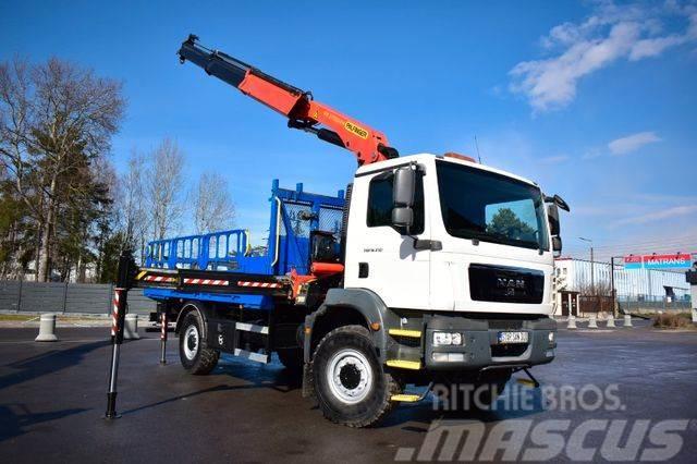 MAN TGM 18.250 4x4 PALFINGER PK 27001 EURO 5 Kran Crane trucks