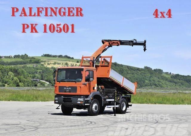 MAN TGM 18.280 Kipper 3,90m* KRAN + FUNK *4x4 Crane trucks