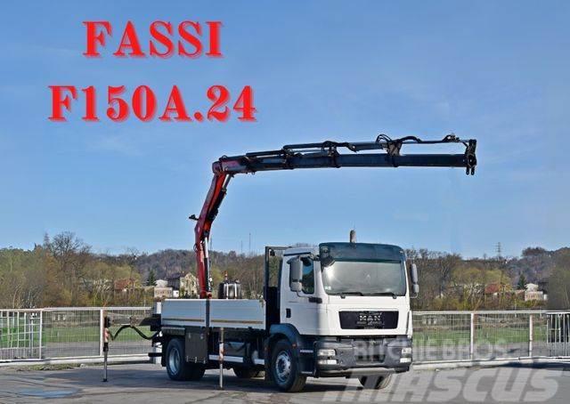 MAN TGM 18.340* PRITSCHE 5,50m* KRAN /FUNK Crane trucks
