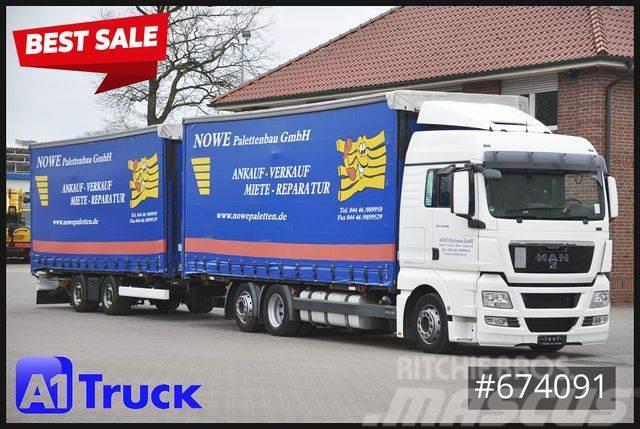 MAN TGX 26.400 XLX Jumbo Komplettzug Curtainsider trucks