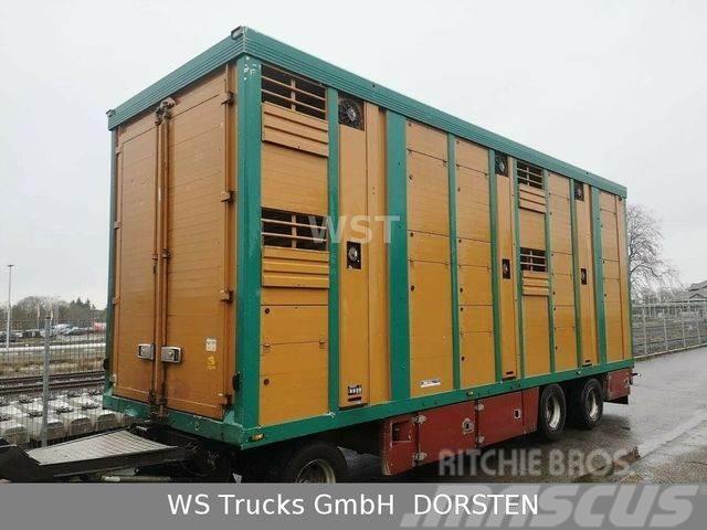  Menke-Janzen Menke 2 Stock Vollalu 8 m Hubdach Vi Animal transport trailers