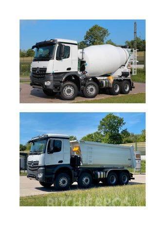 Mercedes-Benz 4142 8X4 EuromixMTP WECHSELSYSTEM KIPPER+MISCHER Concrete trucks