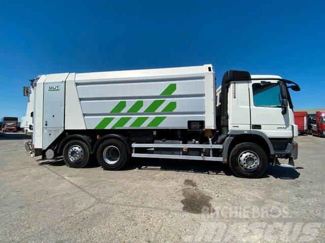 Mercedes-Benz ACTROS 2532 L 6X2 garbage truck, ROTOPRESS 998 Cable lift demountable trucks