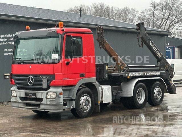 Mercedes-Benz Actros 2546 MP2 V6 Motor 6x2 Absetzkipper Cable lift demountable trucks
