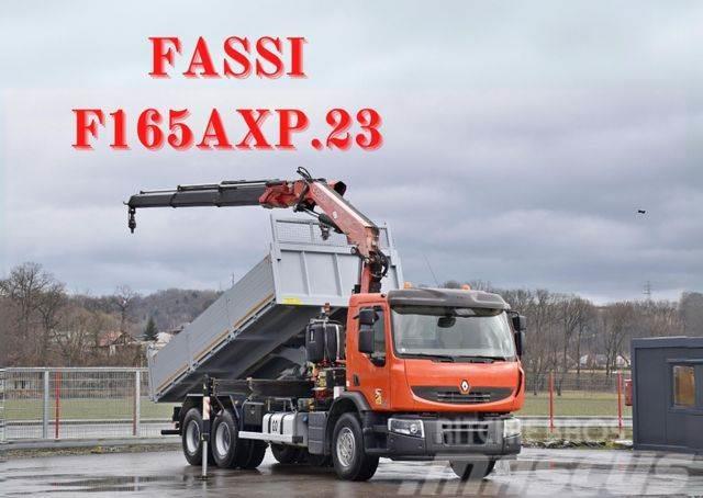 Renault Premium 370 *FASSI F165AXP.23 + FUNK/ 6x4 * TOP Crane trucks
