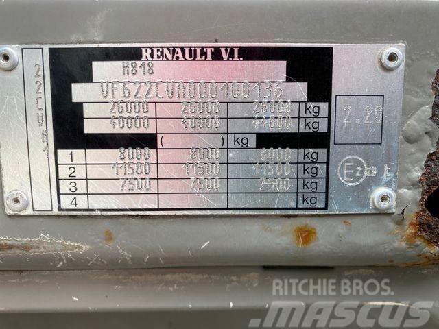 Renault PREMIUM 400 6x2 manual, E2 vin 136 Cable lift demountable trucks
