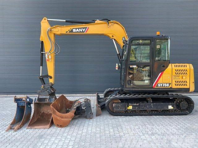 Sany SY75C *Bj2019/630h/Restgarantie/Klima/Hammerltg* Mini excavators < 7t (Mini diggers)