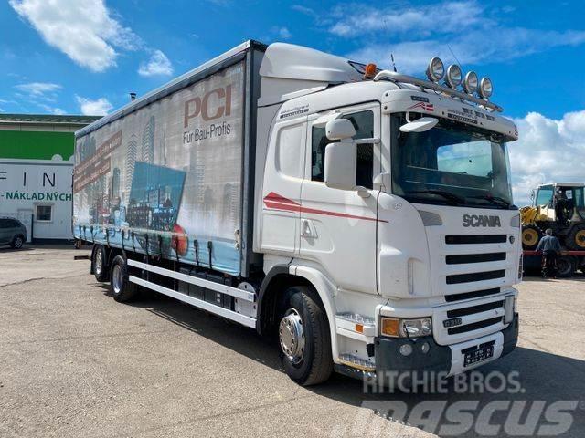Scania G 310 automatic with plane 6x2 EURO 4 vin 687 Curtainsider trucks