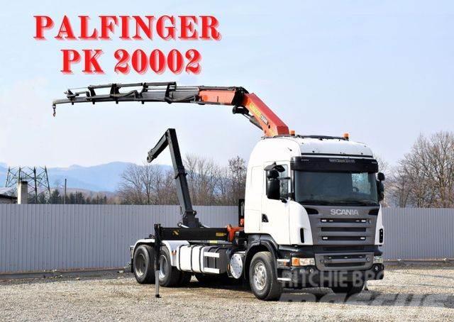 Scania R500 Abrollkipper * PK 20002 + FUNK* TOPZUSTAND Hook lift trucks