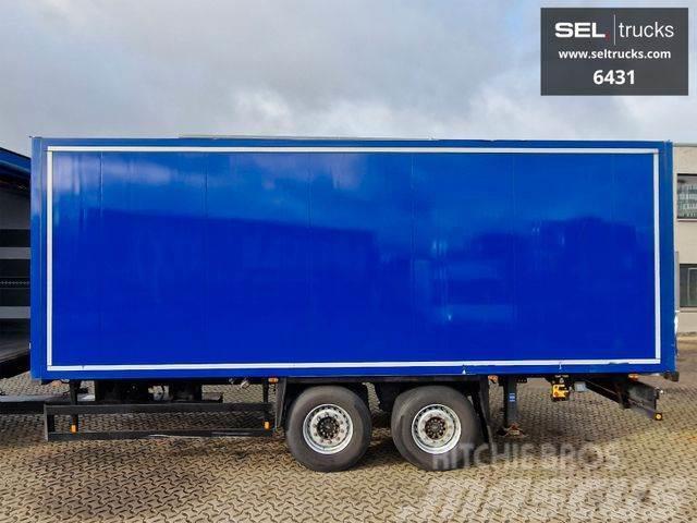 Schmitz Cargobull ZK 18/ Tandem Box body trailers