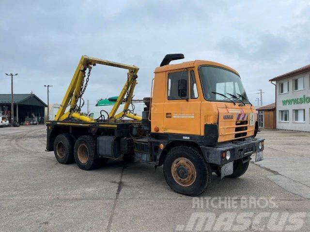 Tatra 815 for containers 6x6 vin 145 Cable lift demountable trucks