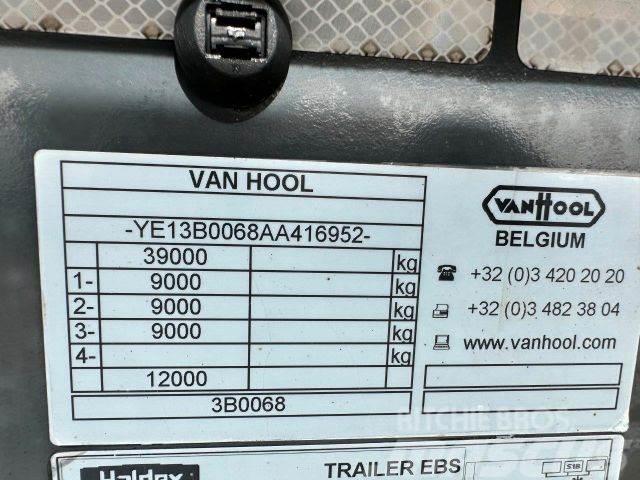 Van Hool BDF, food tank 20m3 vin 952 Skeletal semi-trailers