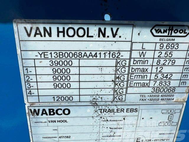 Van Hool LOWDECK for containers vin 162 Skeletal semi-trailers