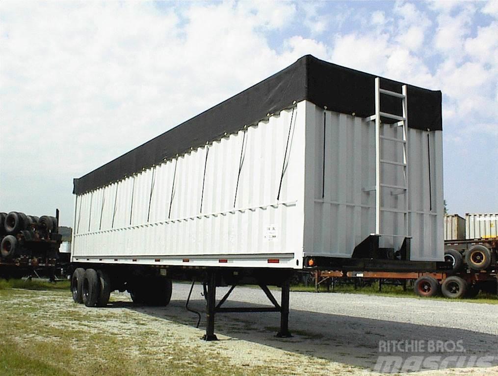  Custom Built EXTRA HEAVY DUTY CHIP VANS STEEL Containerframe trailers