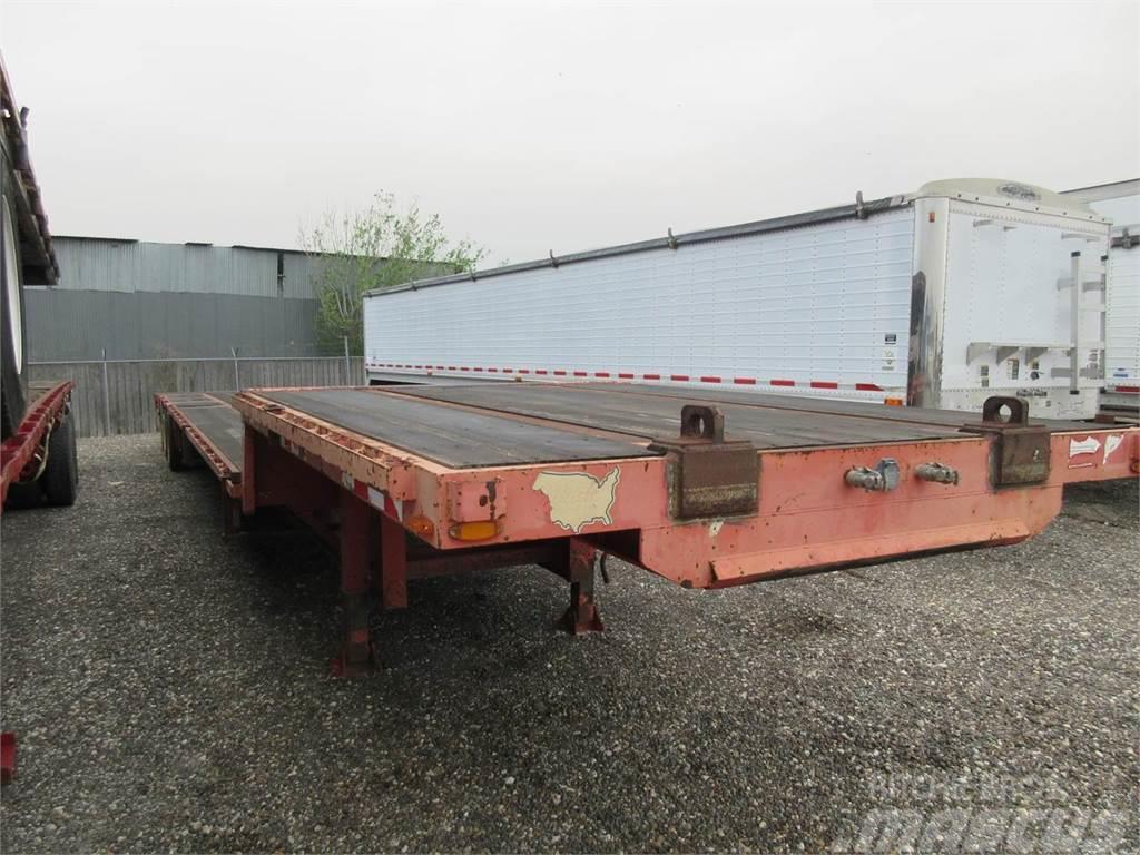  Wade 53'X102 THREE AXLE DROP DECK WITH TAIL ROLLER Flatbed/Dropside semi-trailers