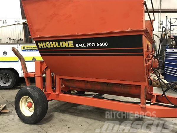 Highline 6600 Bale shredders, cutters and unrollers