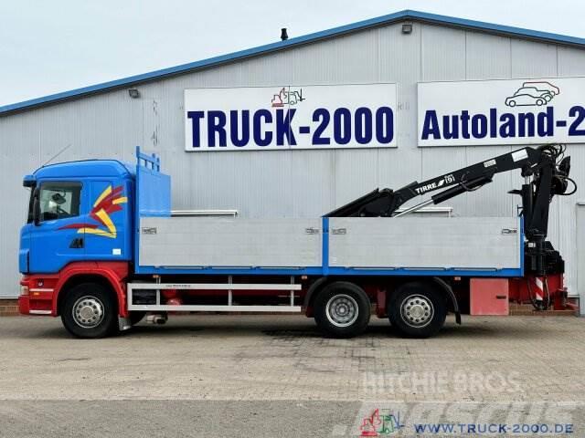 Scania R400 Atlas Tirre 191L 9m=1,7t. 7m Ladefl. 1.Hand Flatbed / Dropside trucks