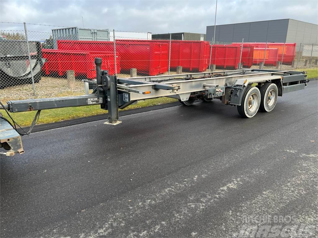 Ackermann 11 ton - 7150 mm + 20 fods container Containerframe trailers
