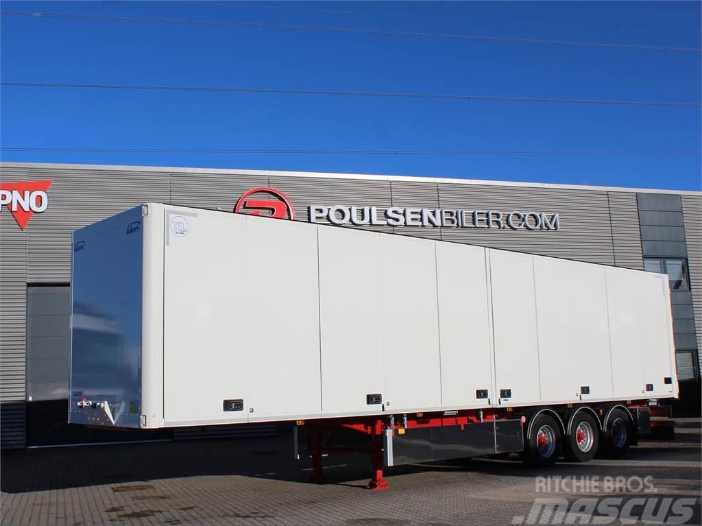 Ekeri 3-aks XL-godkendt Box body semi-trailers