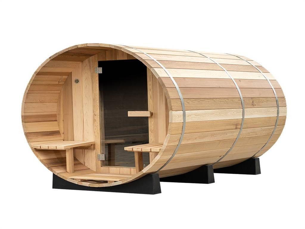  8 ft Barrel Sauna Kit and Wood ... Other
