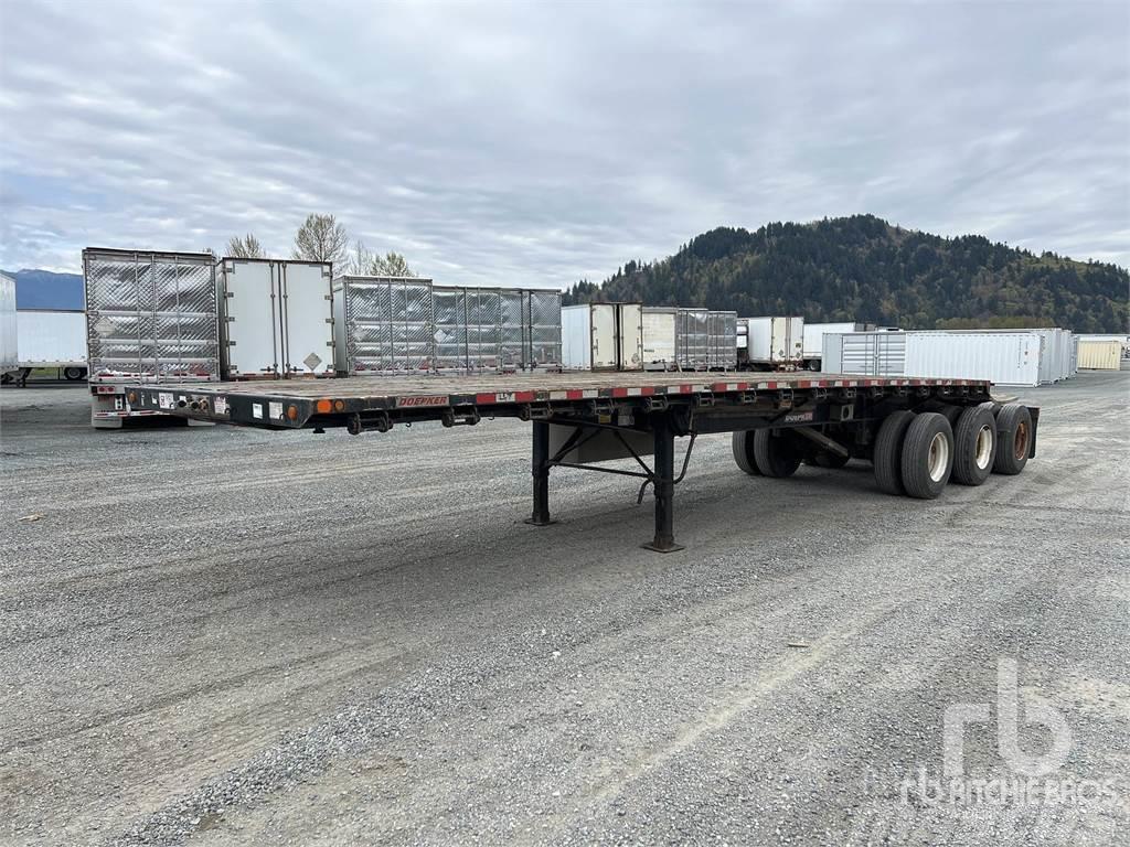 Doepker 35000 kg 32 ft Tri/A Lead Flatbed/Dropside semi-trailers