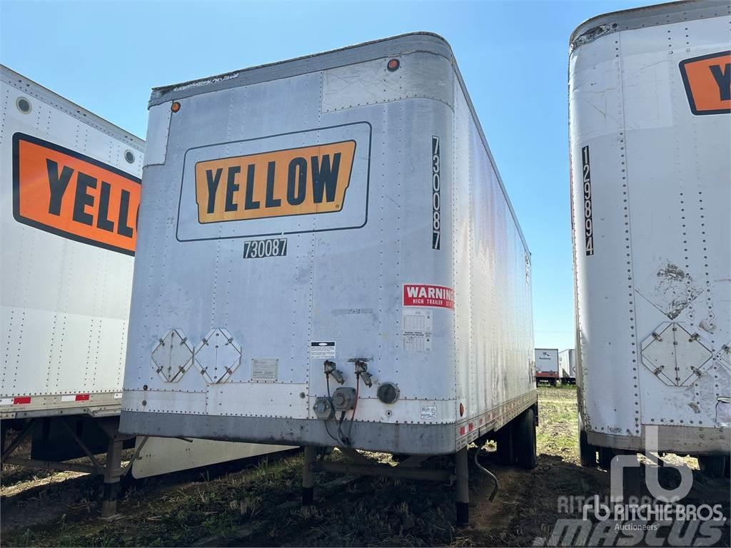 Fruehauf 28 ft S/A Box body semi-trailers