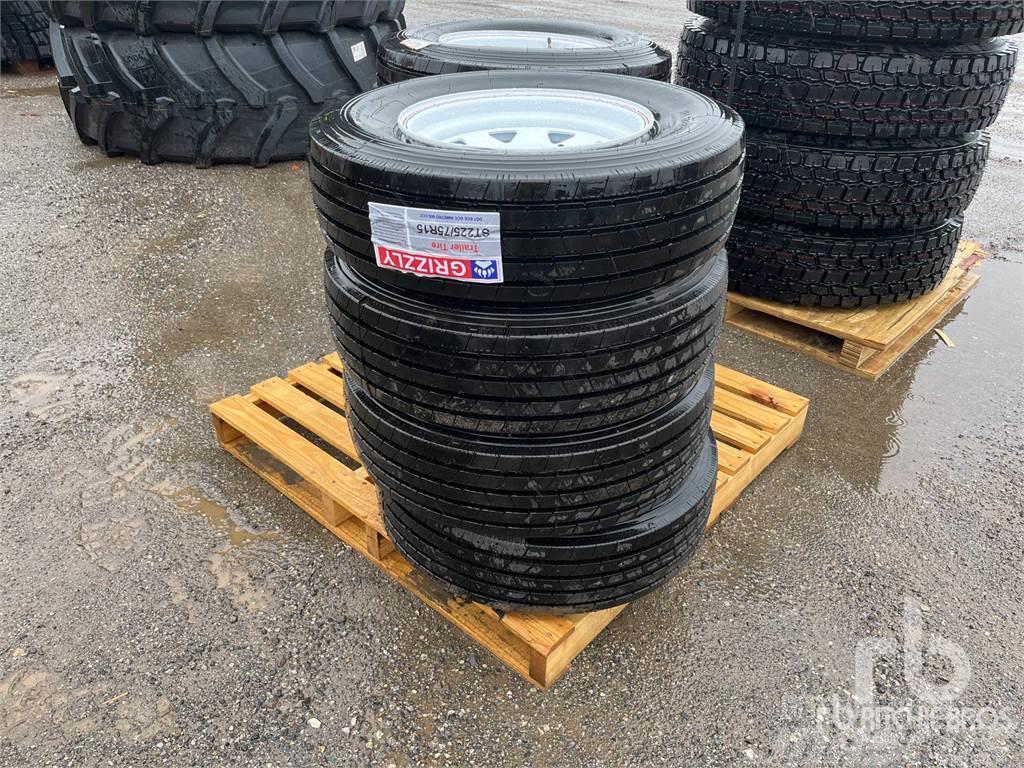 Grizzly Quantity of (8) ST225/75R15 (Un ... Tyres, wheels and rims