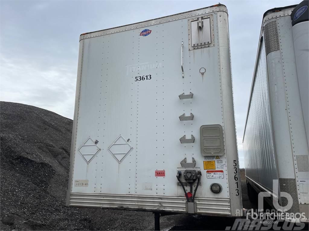 Utility 53 ft T/A Box body semi-trailers