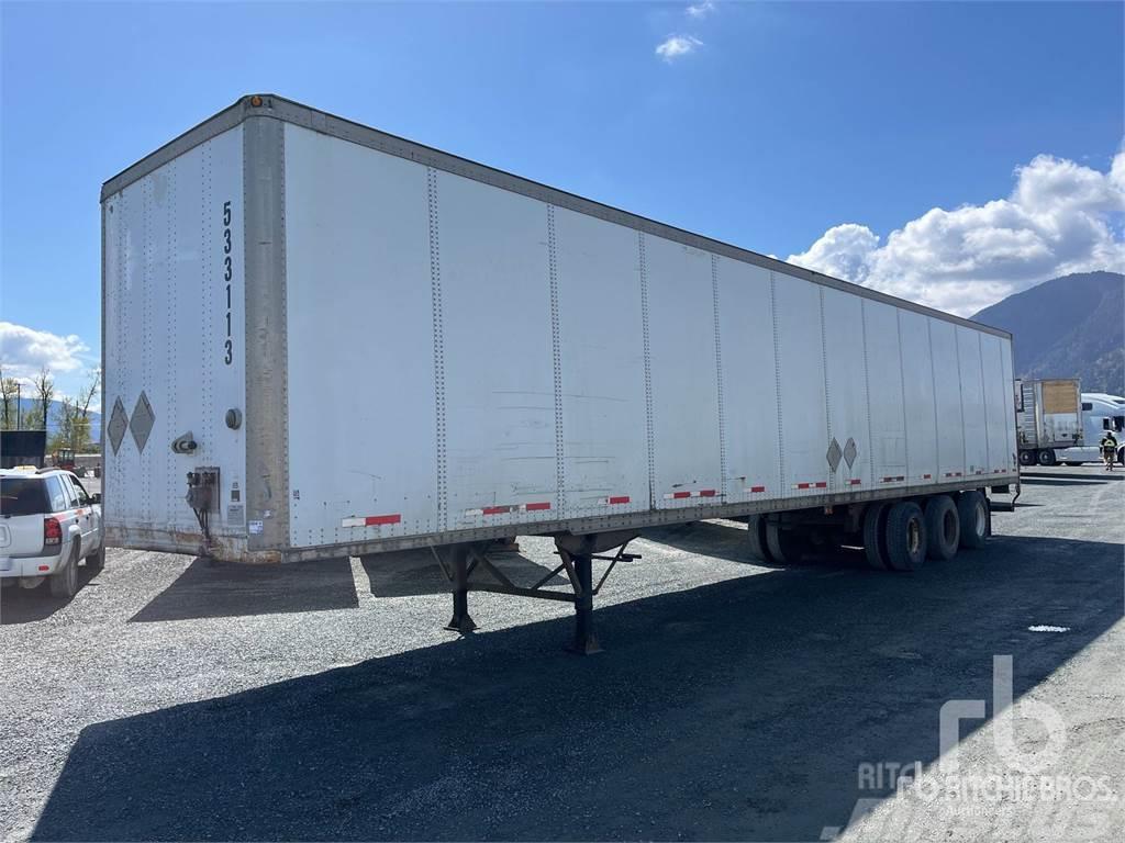 Wabash 53 ft x 102 in Tri/A Box body semi-trailers