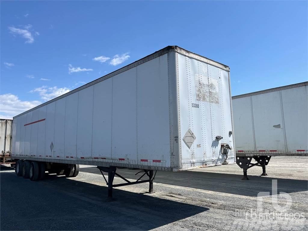 Wabash 53 ft x 102 in Tri/A Box body semi-trailers