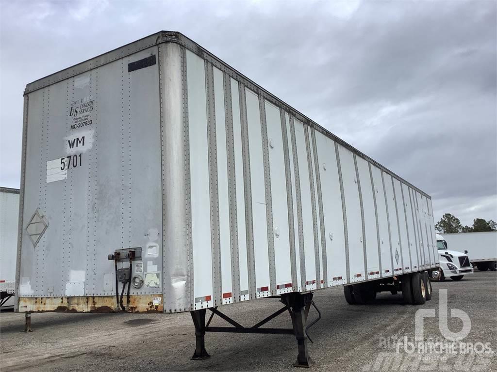 Wabash 57 ft x 102 in T/A Box body semi-trailers