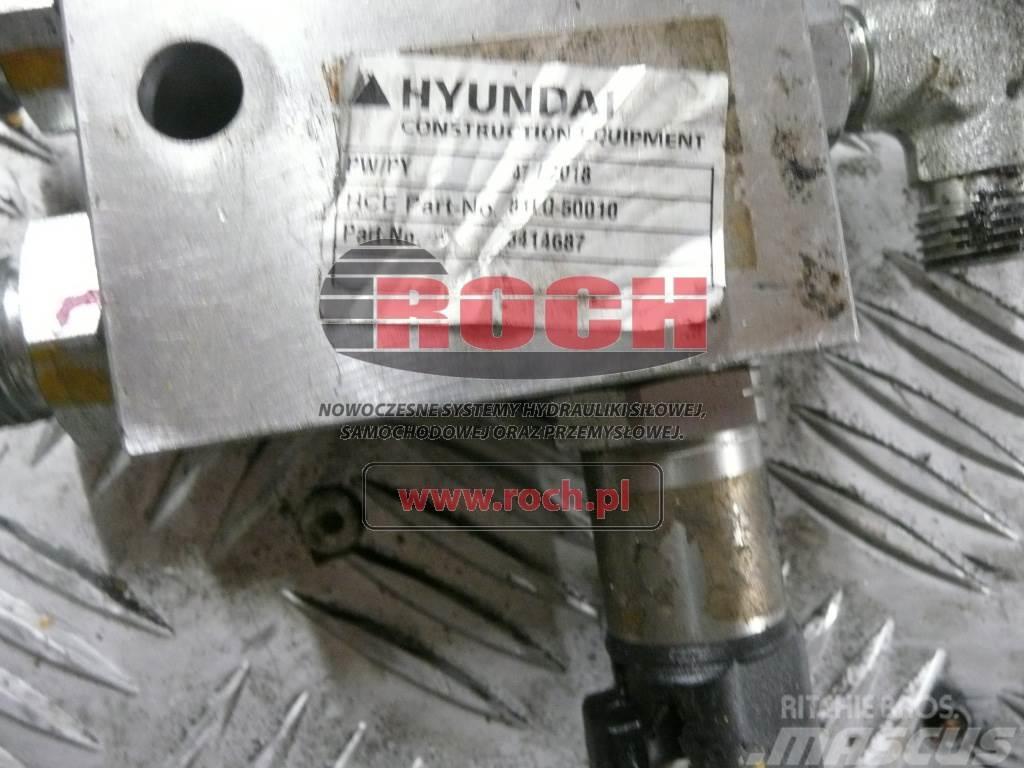 Hyundai 81LQ-50010 3414687 3414686 + 3036401 24VDC 30OHM - Hydraulics