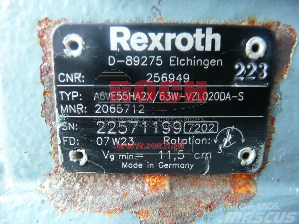 Rexroth A6VE55HA2X/63W-VZL020DA-S 2065712 256949 Engines