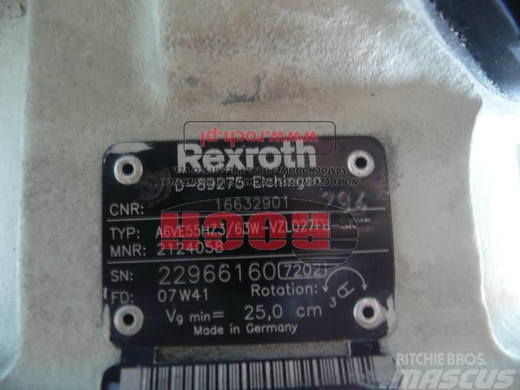 Rexroth A6VE55HZ3/63W-VLZ027FB-SK 2124058 16632901 + GFT17 Engines