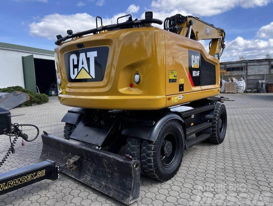 CAT M314F + trailer Randex + Rototilt Wheeled excavators