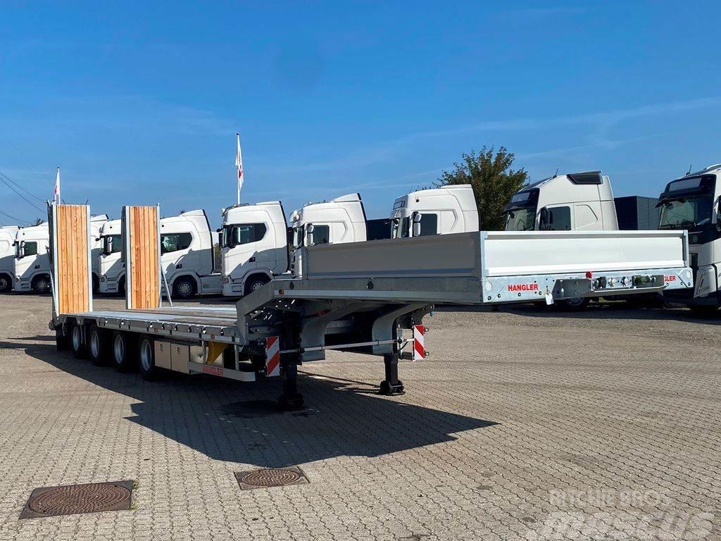 Hangler SVS 580 4 akslet galvaniseret Low loader-semi-trailers