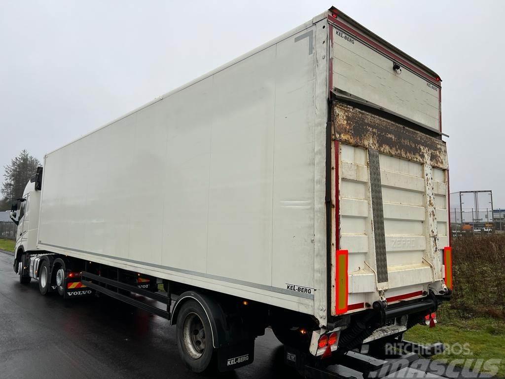 Kel-Berg 11 mtr - city alu boks lift Box body semi-trailers
