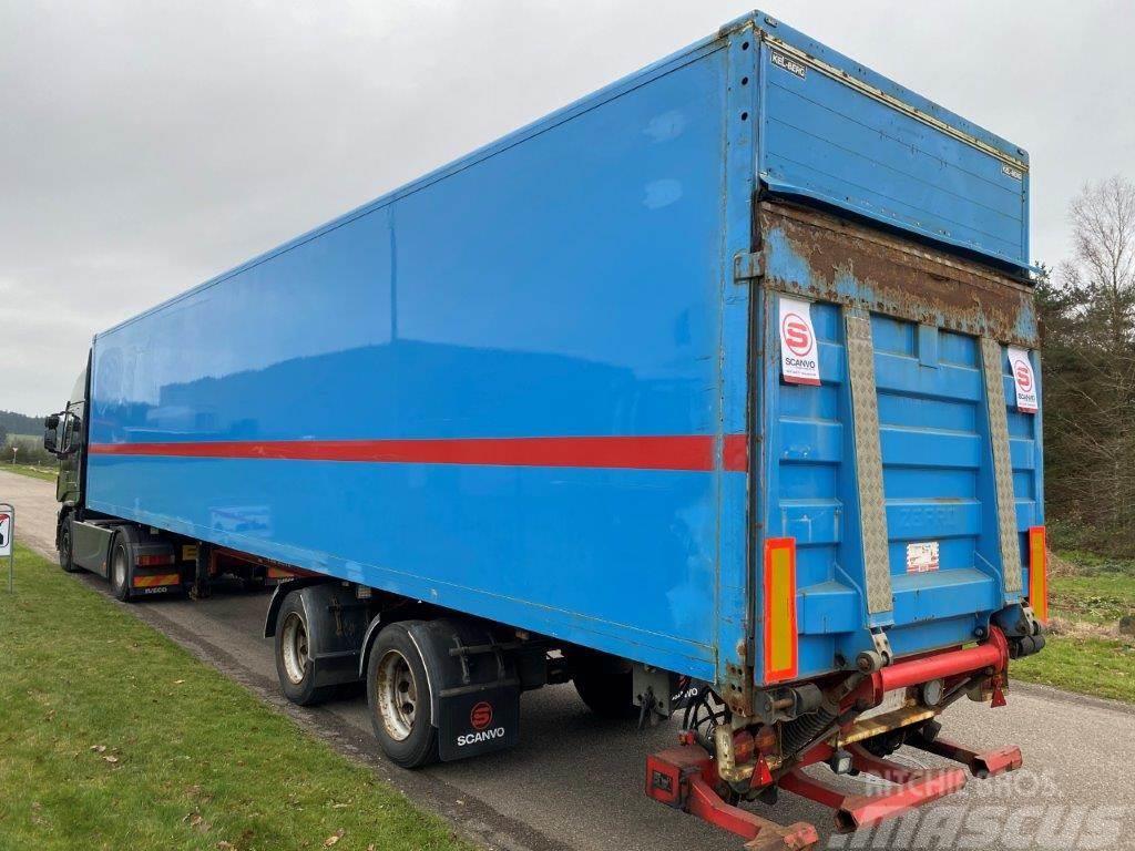 Kel-Berg 13,6 mtr boks citytrailer med lift Box body semi-trailers