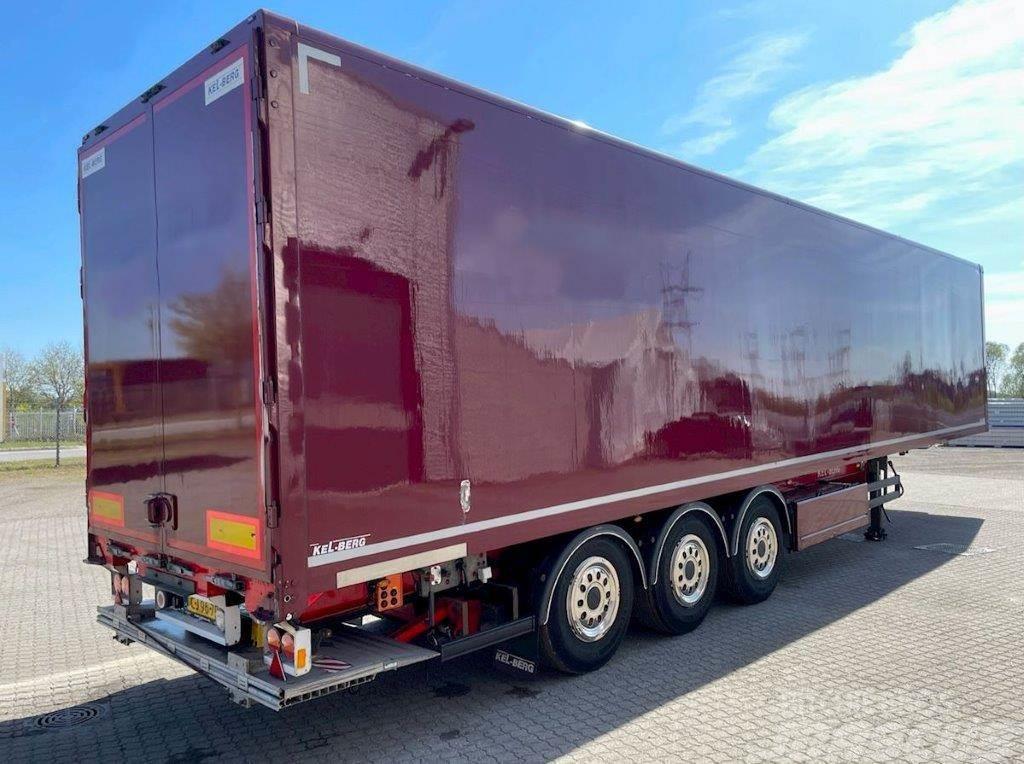 Kel-Berg 3-aks med folde-slædelift Box body semi-trailers