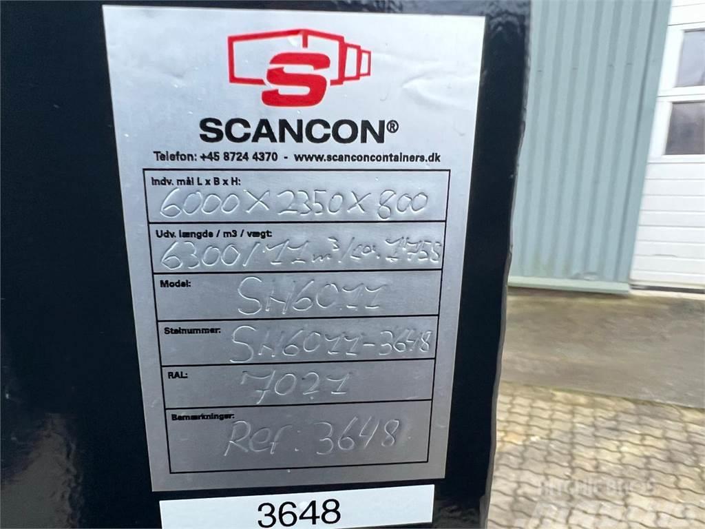  Scancon SH6011 Hardox 11m3 - 6000 mm container Platforms