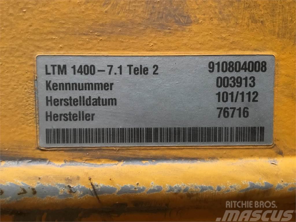 Liebherr LTM 1400-7.1 telescopic section 2 Crane parts and equipment