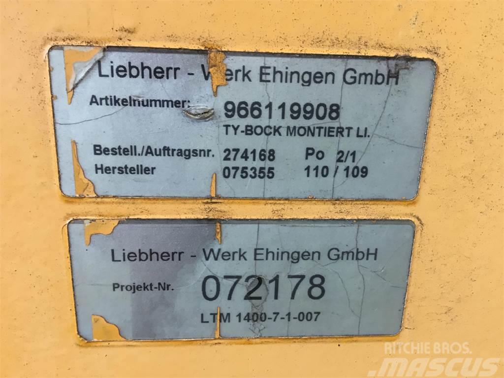 Liebherr LTM 1400-7.1 TY-bracket left pre-ass Crane parts and equipment