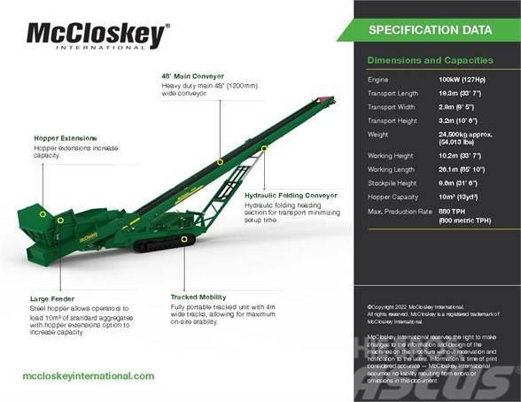 McCloskey RF80 Conveyors
