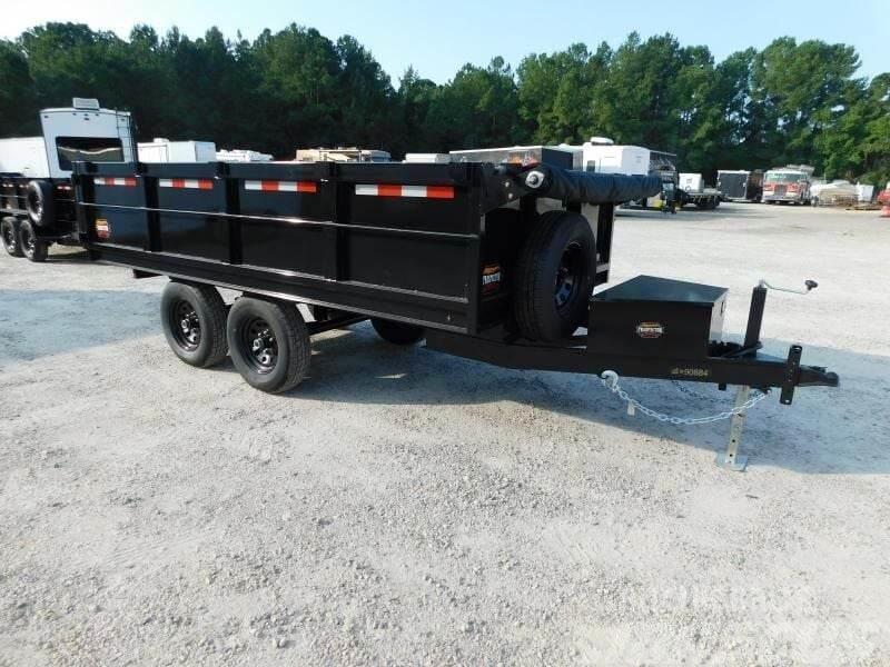  Covered Wagon Trailers 6x12 Deckover Dump Tipper trailers